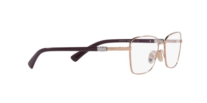 Occhiali da vista Vogue VO 4271B (5152) colore oro rosa forma farfalla lenti lente demo
