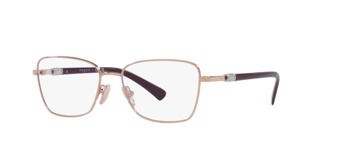 Occhiali da vista Vogue VO 4271B (5152) colore oro rosa forma farfalla lenti lente demo