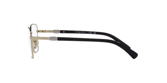 Occhiali da vista Vogue VO 4271B (848) colore oro pallido forma farfalla lenti lente demo