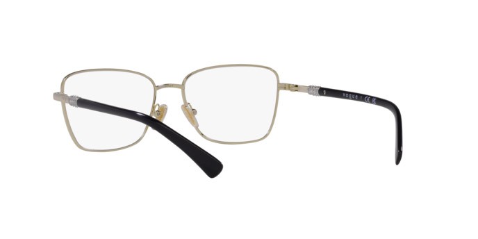 Occhiali da vista Vogue VO 4271B (848) colore oro pallido forma farfalla lenti lente demo