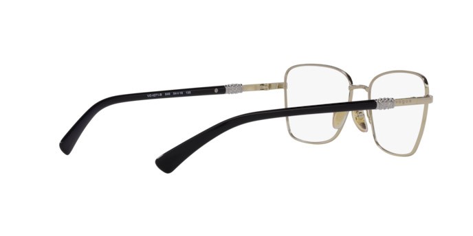 Occhiali da vista Vogue VO 4271B (848) colore oro pallido forma farfalla lenti lente demo