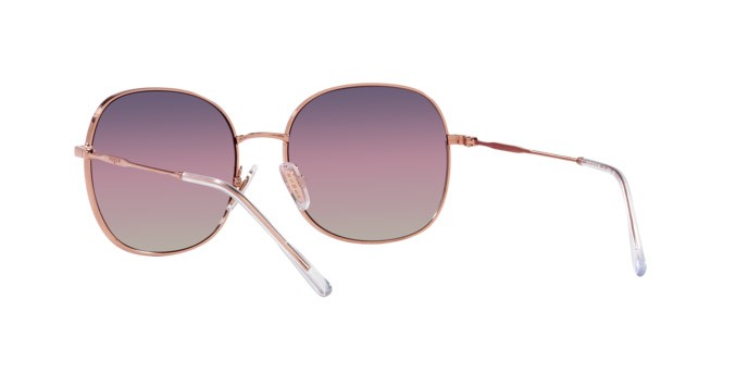 Occhiali da sole Vogue VO 4272S (5152U6) colore oro rosa forma rotondo lenti trigradient brown/violet/blue