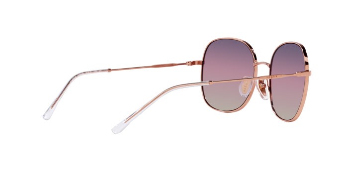 Occhiali da sole Vogue VO 4272S (5152U6) colore oro rosa forma rotondo lenti trigradient brown/violet/blue