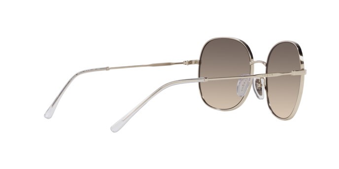 Occhiali da sole Vogue VO 4272S (848/13) colore oro pallido forma rotondo lenti marrone sfumato grigio