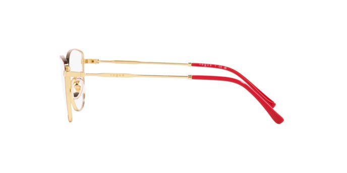 Occhiali da vista Vogue VO 4273 (280) colore top rosso/oro forma cat eye lenti lente demo
