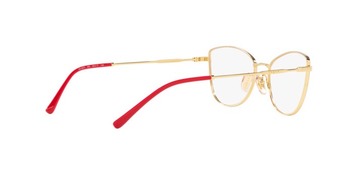 Occhiali da vista Vogue VO 4273 (280) colore top rosso/oro forma cat eye lenti lente demo
