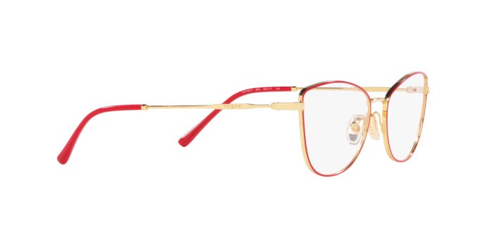 Occhiali da vista Vogue VO 4273 (280) colore top rosso/oro forma cat eye lenti lente demo