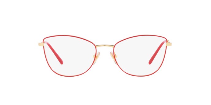Occhiali da vista Vogue VO 4273 (280) colore top rosso/oro forma cat eye lenti lente demo