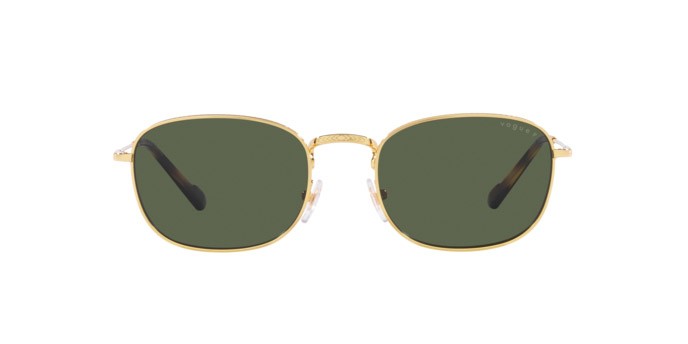 Sonnenbrillen Vogue VO 4276S (280/9A) farbe oro form quadratisch gläser verde scuro polarizzata