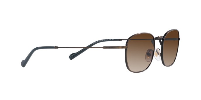 Sonnenbrillen Vogue VO 4276S (513713) farbe oro anticato form quadratisch gläser marrone sfumato