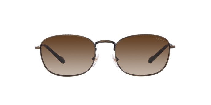 Sonnenbrillen Vogue VO 4276S (513713) farbe oro anticato form quadratisch gläser marrone sfumato
