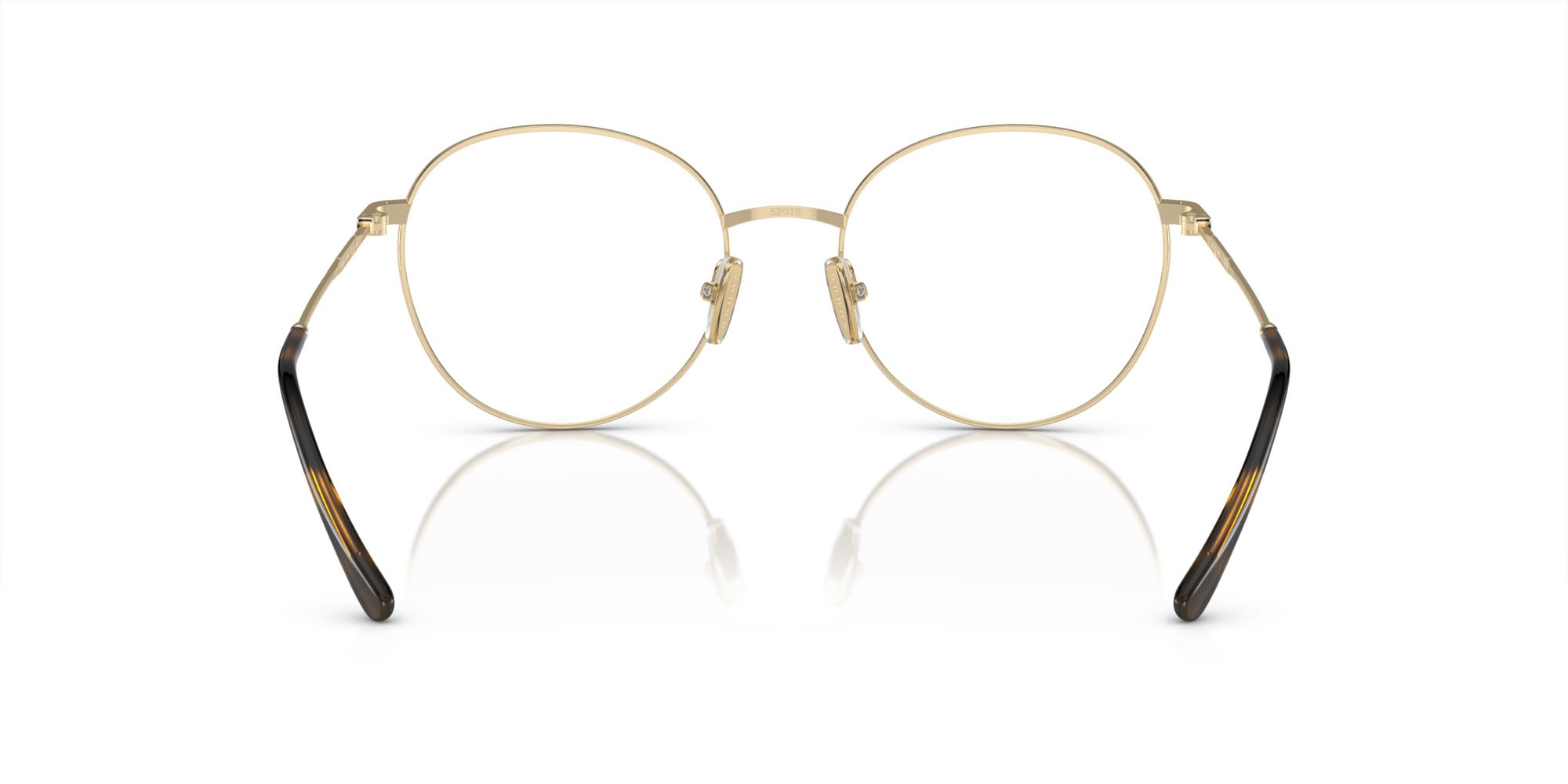 Occhiali da vista Vogue VO 4280 (5078) colore top havana/oro pallido forma pantos lenti lente demo