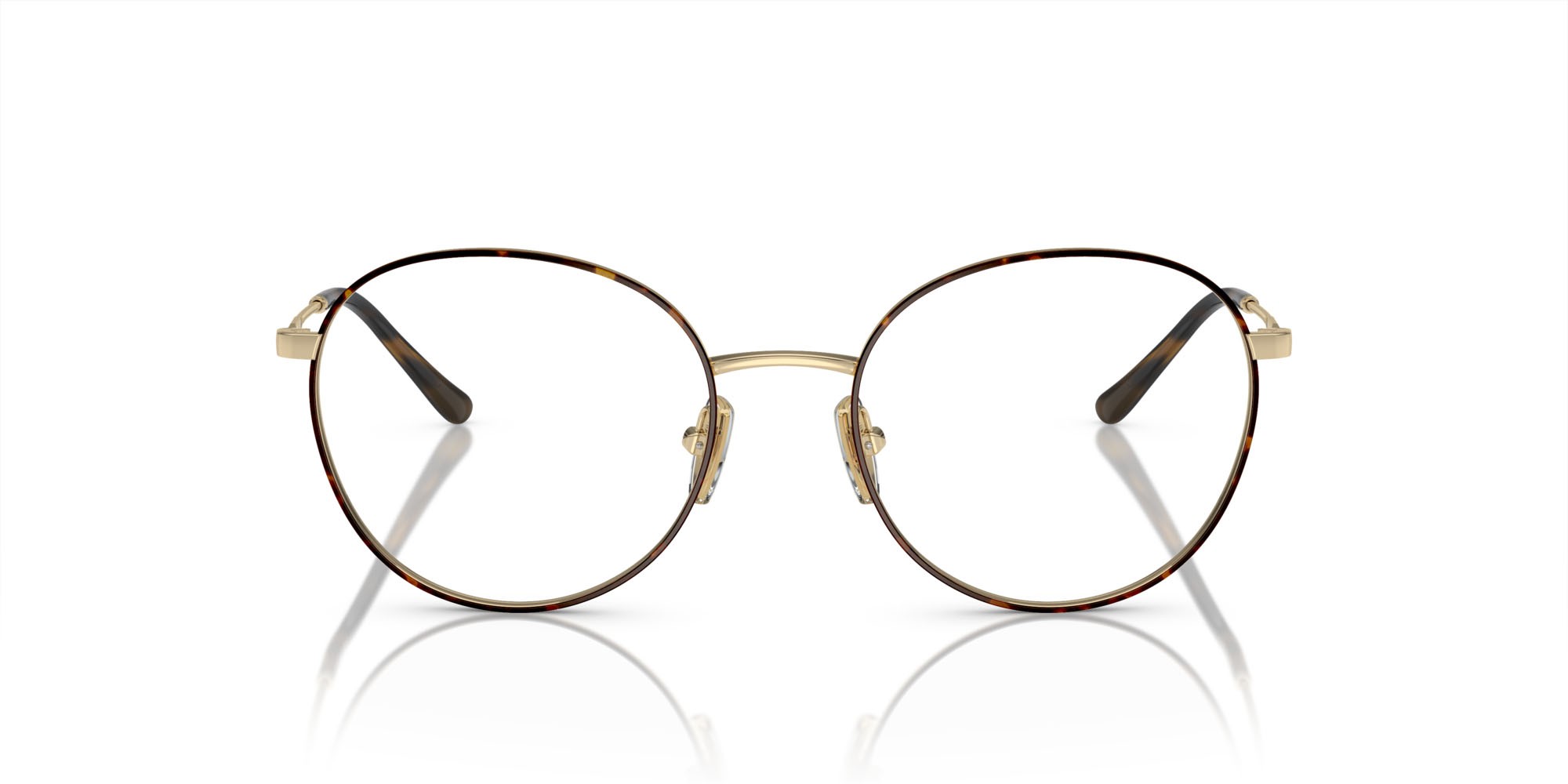 Occhiali da vista Vogue VO 4280 (5078) colore top havana/oro pallido forma pantos lenti lente demo