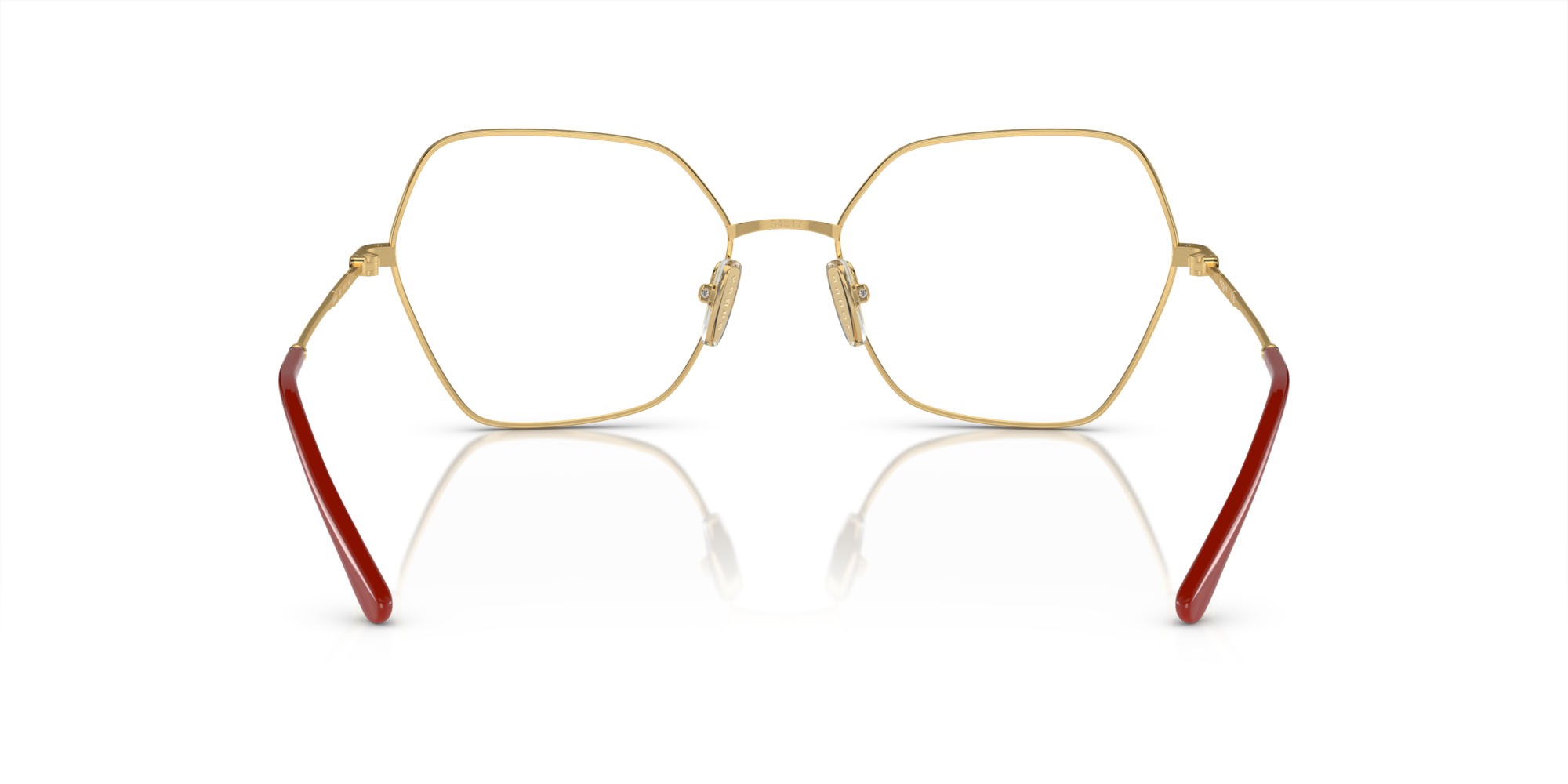 Occhiali da vista Vogue VO 4281 (280) colore top rosso/oro forma irregolare lenti lente demo