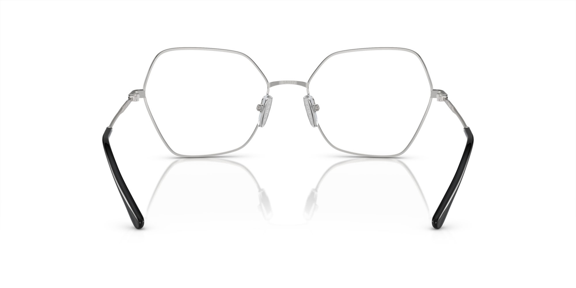 Occhiali da vista Vogue VO 4281 (323) colore top nero/argento forma irregolare lenti lente demo