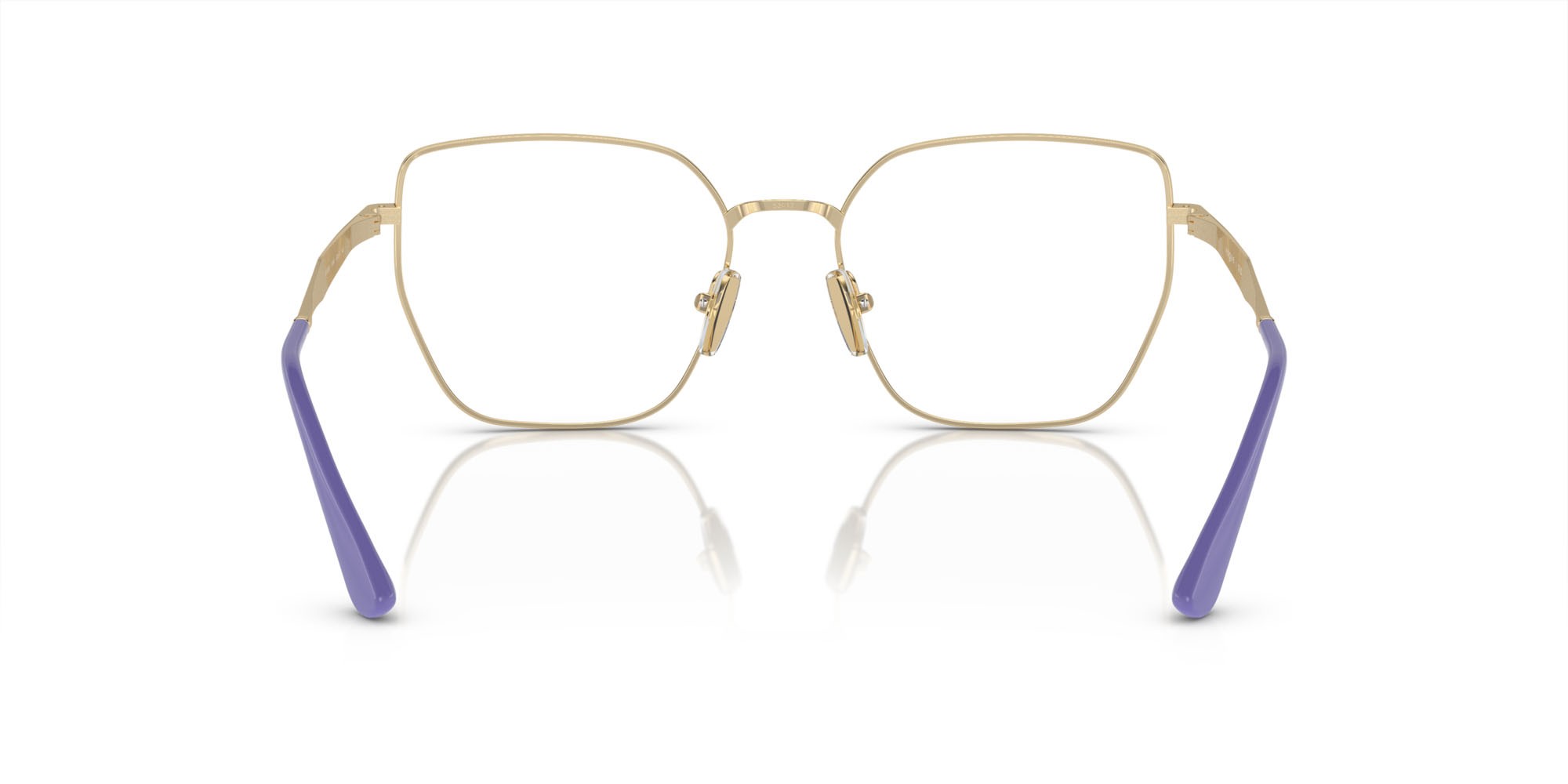 Eyeglasses Vogue VO 4283 (5184) color top wisteria/oro pallido shape irregular lenses lente demo