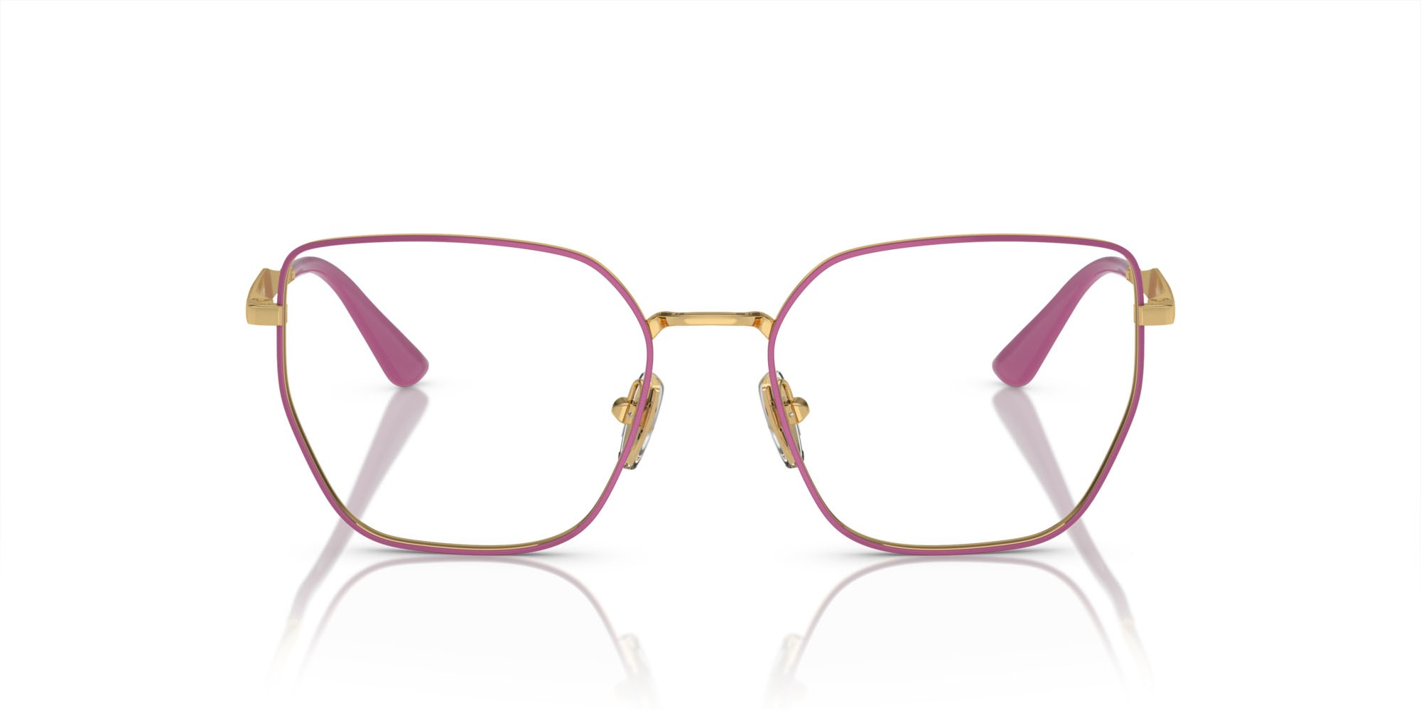 Occhiali da vista Vogue VO 4283 (5186) colore fuchsia/gold forma irregolare lenti lente demo
