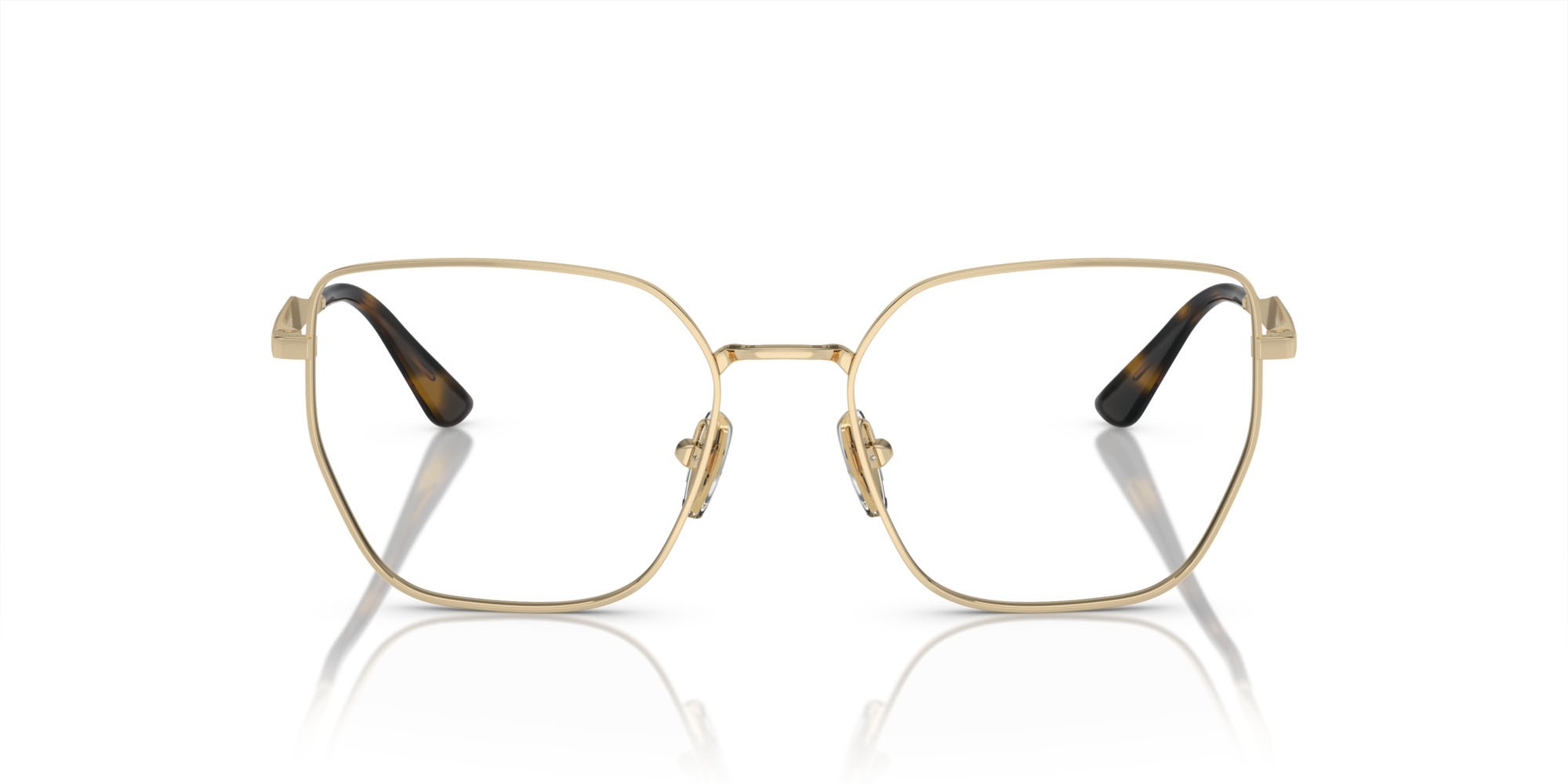Eyeglasses Vogue VO 4283 (848) color oro pallido shape irregular lenses lente demo