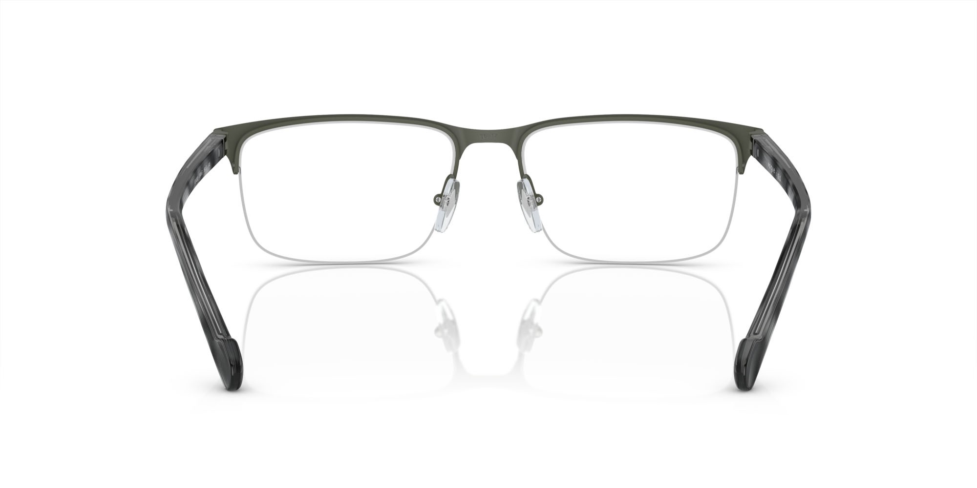 Occhiali da vista Vogue VO 4292 (5188S) colore verde scuro opaco forma rettangolare lenti lente demo