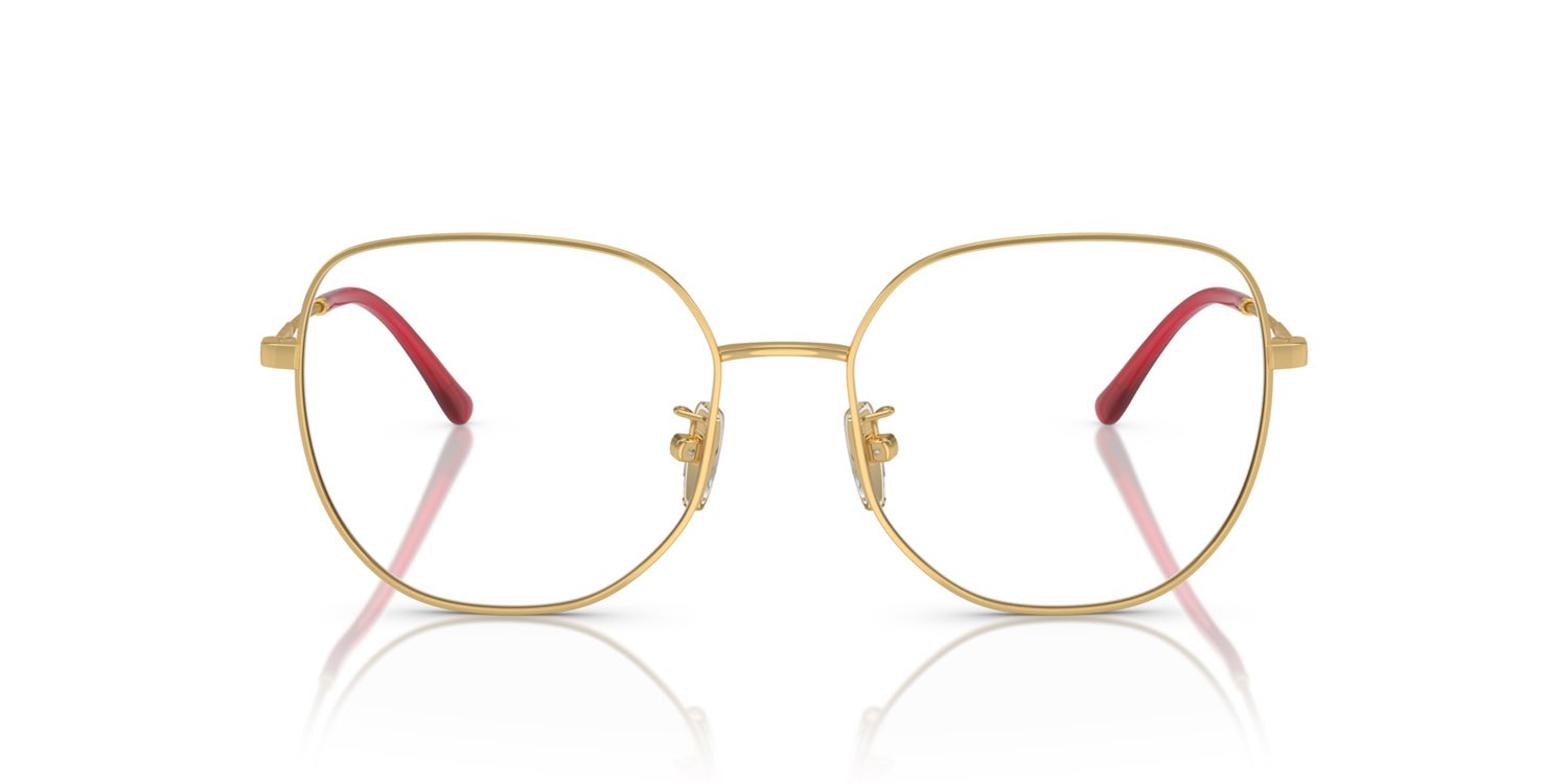 Occhiali da vista Vogue VO 4296D (280) colore oro forma irregolare lenti lente demo