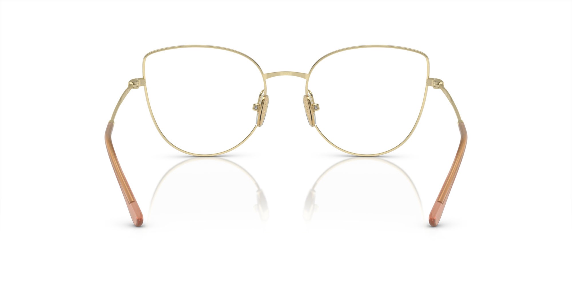 Eyeglasses Vogue VO 4298T (5193) color nude top/oro chiaro shape cat eye lenses lente demo