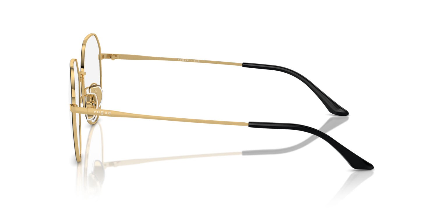 Occhiali da vista Vogue VO 4301D (352) colore top nero/oro forma irregolare lenti lente demo