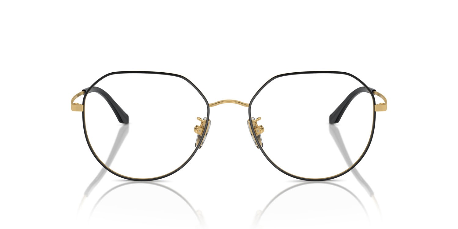 Occhiali da vista Vogue VO 4301D (352) colore top nero/oro forma irregolare lenti lente demo