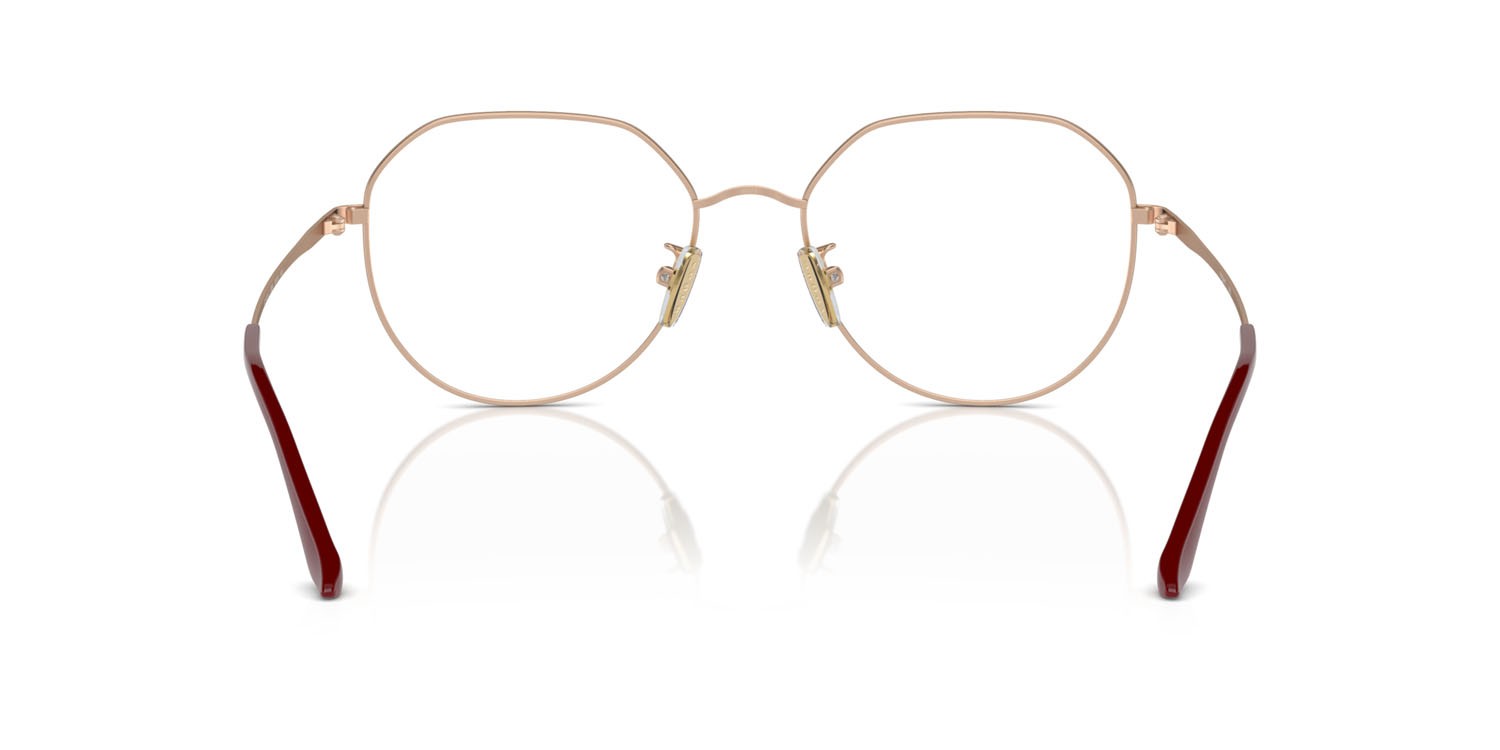 Eyeglasses Vogue VO 4301D (5089) color top fuchsia/matte rose gold shape irregular lenses lente demo