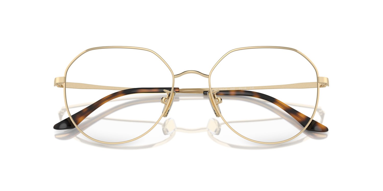 Eyeglasses Vogue VO 4301D (848) color oro pallido shape irregular lenses lente demo