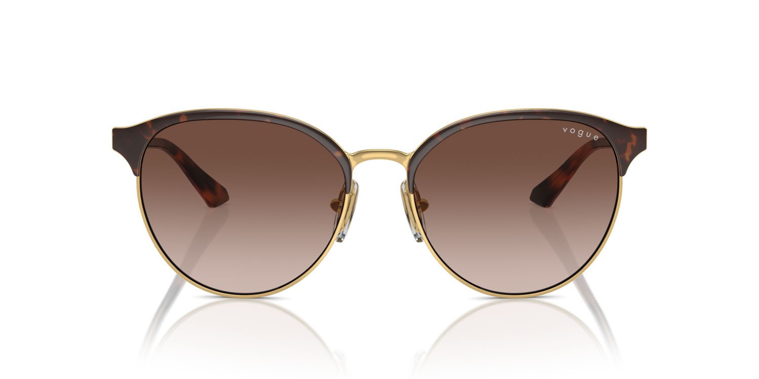 Sonnenbrillen Vogue VO 4303S (507813) farbe top havana/oro form unregelmäßig gläser marrone sfumato