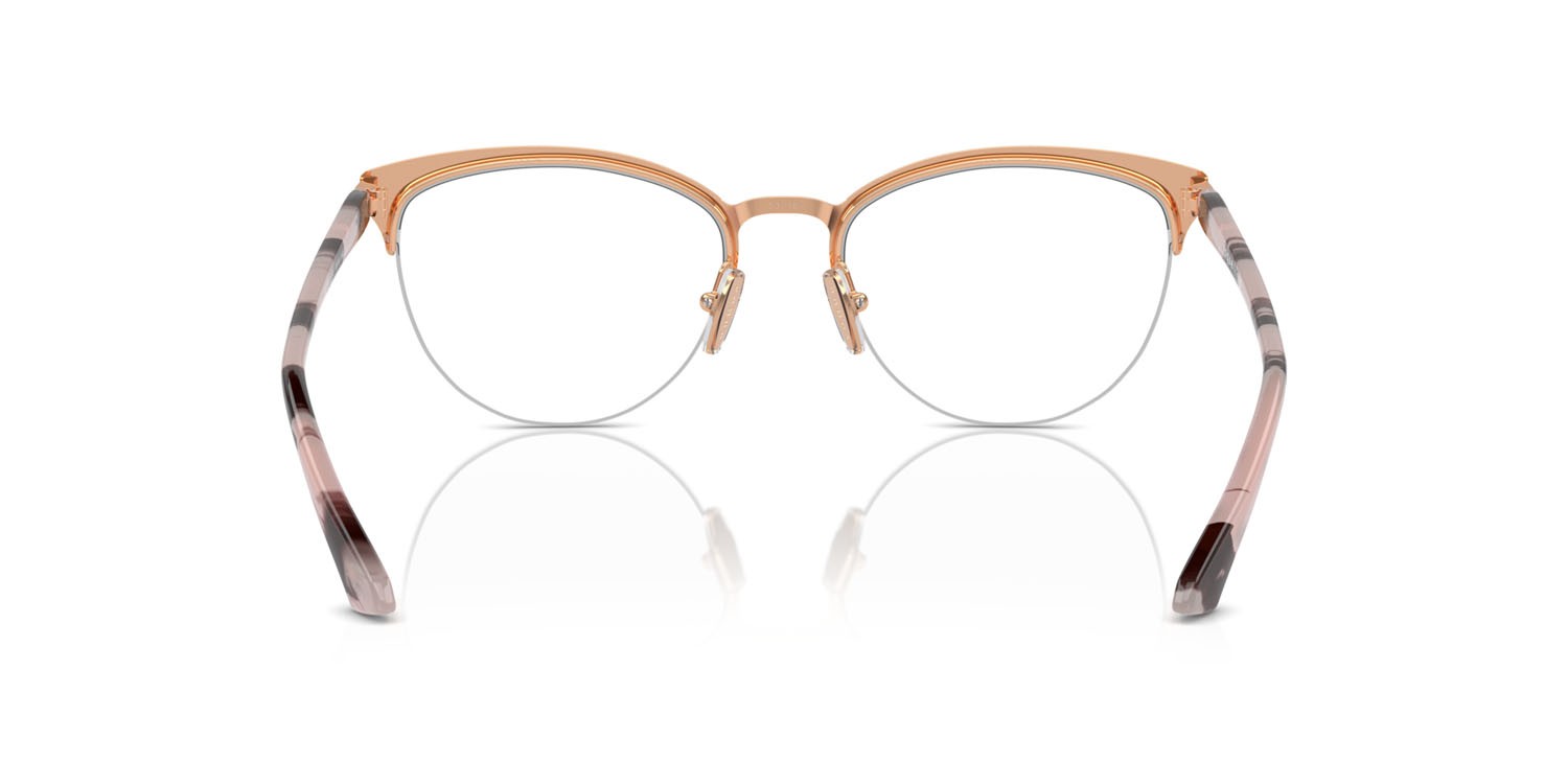 Occhiali da vista Vogue VO 4304 (5170) colore top bordeaux/oro rose forma ovale lenti lente demo