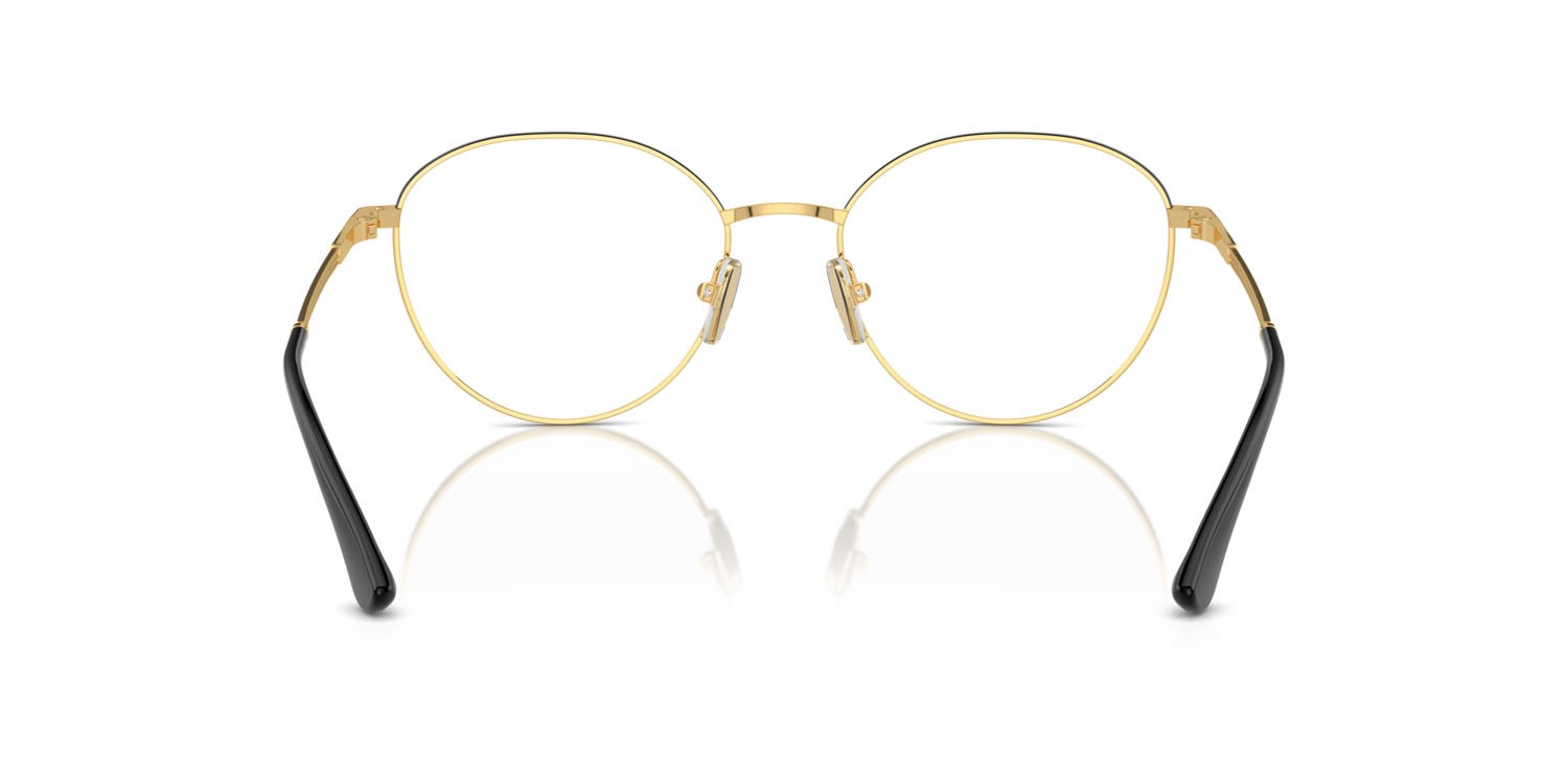 Occhiali da vista Vogue VO 4306 (280) colore gold/top black forma rotondo lenti lente demo