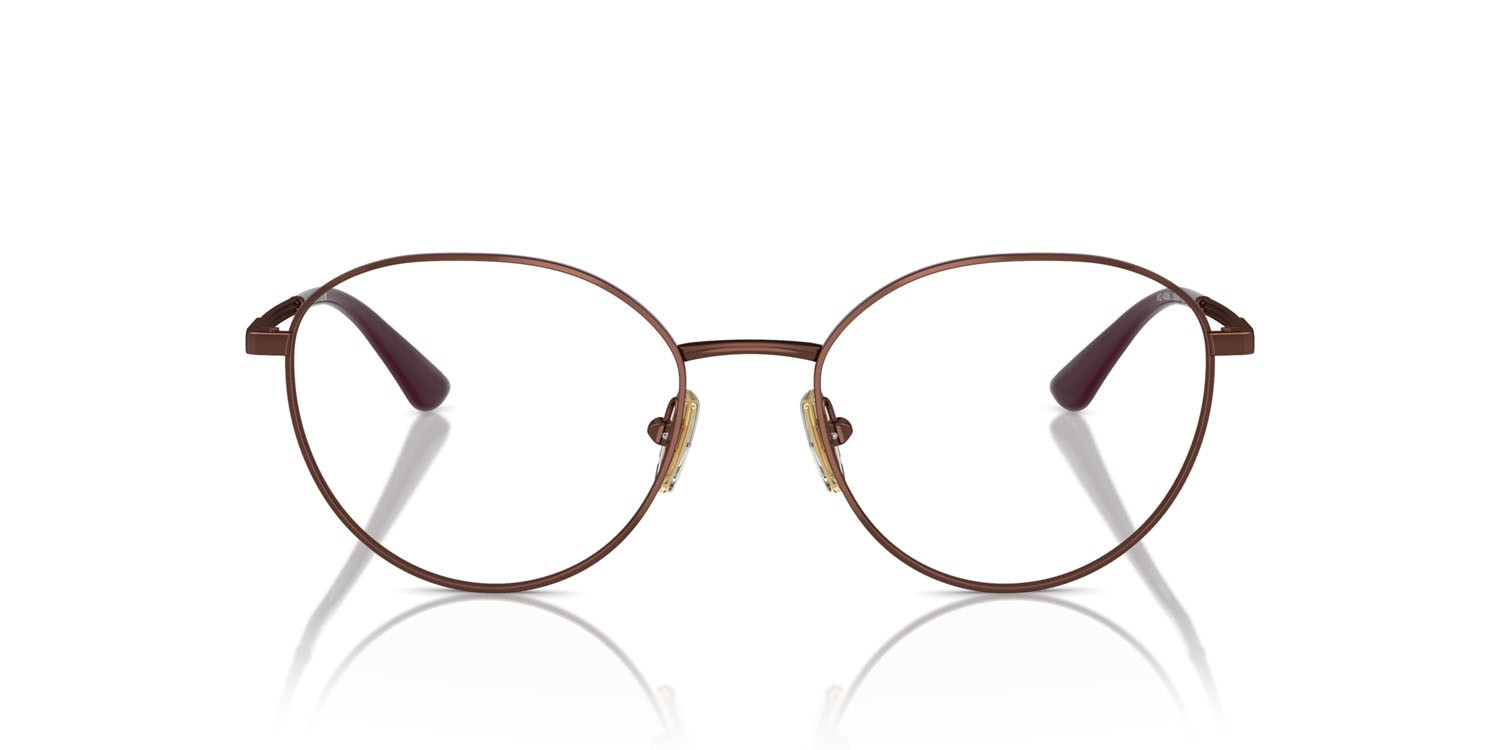 Brillen Vogue VO 4306 (5074) farbe copper/top bordeaux form rund gläser lente demo