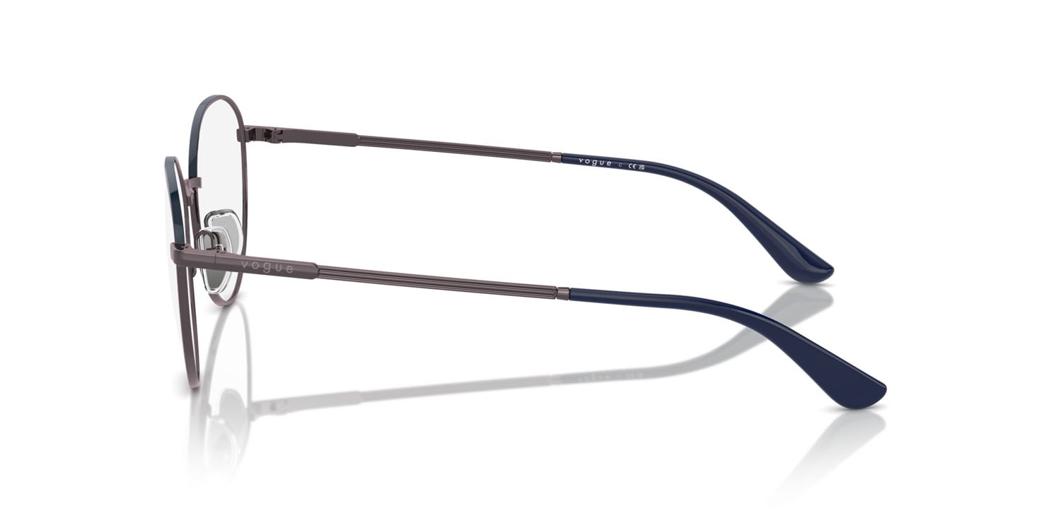 Brillen Vogue VO 4306 (5149) farbe light violet/top blue form rund gläser lente demo