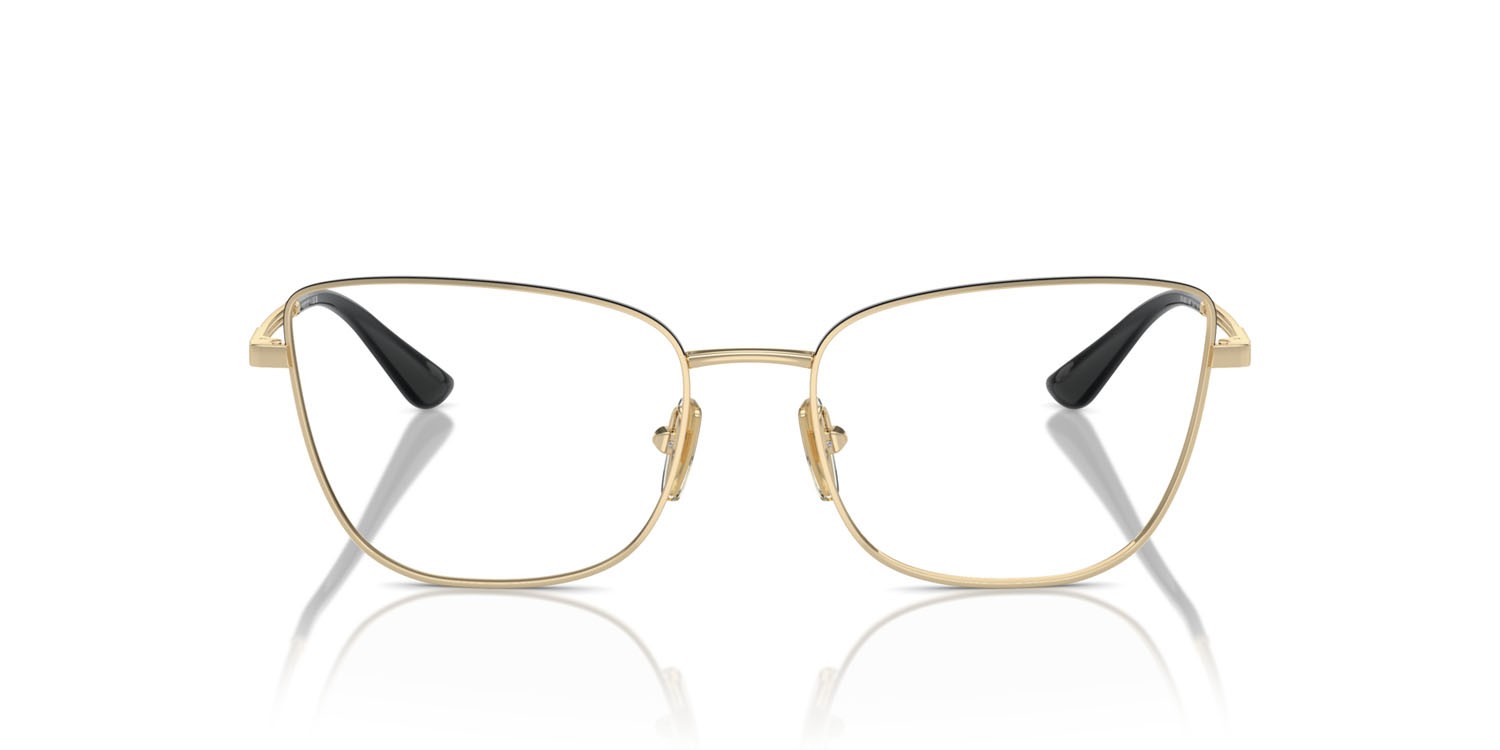 Brillen Vogue VO 4307 (848) farbe pale gold/top black form schmetterling gläser lente demo