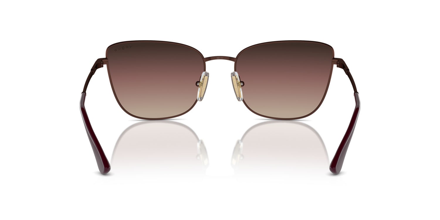 Sunglasses Vogue VO 4308S (5074E2) color rame shape butterfly lenses brown gradient purple black