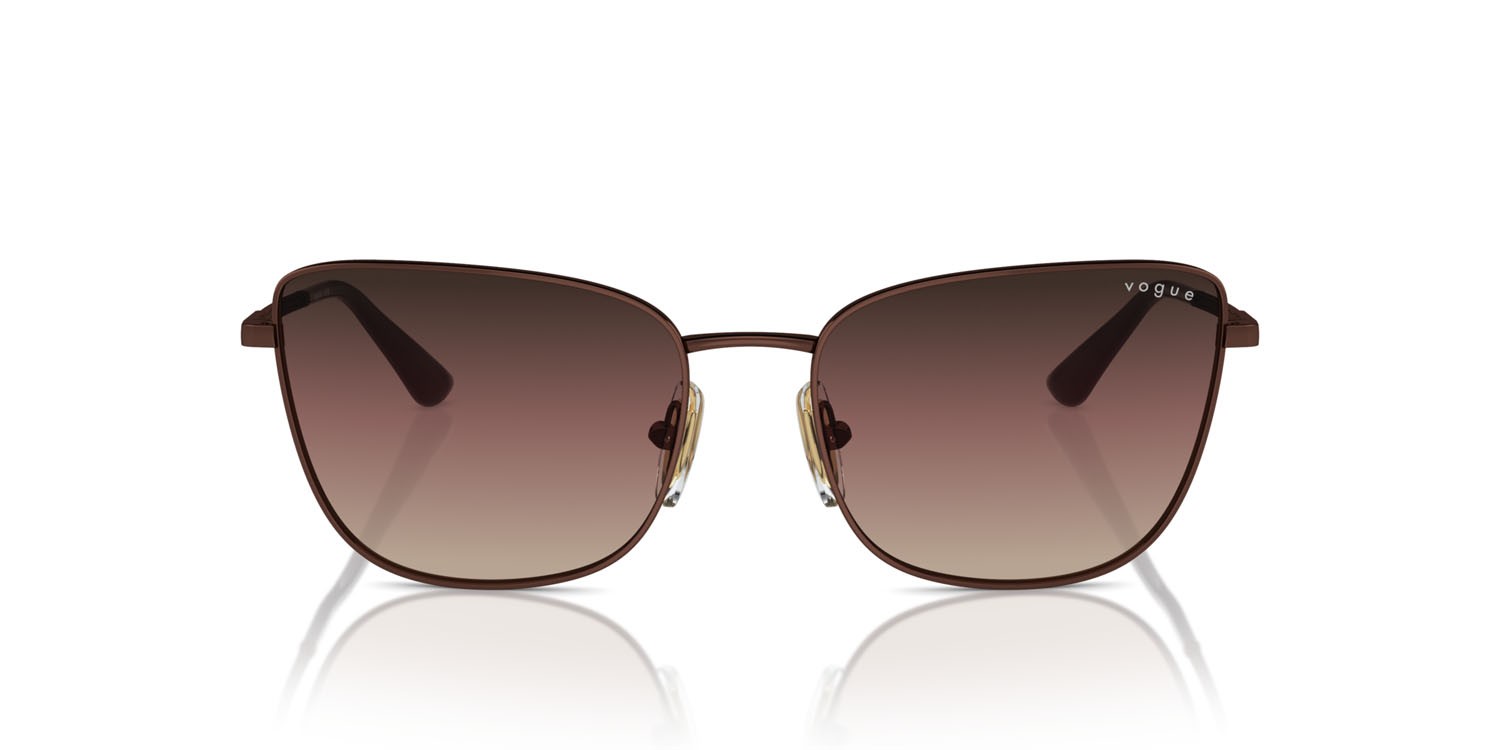 Sunglasses Vogue VO 4308S (5074E2) color rame shape butterfly lenses brown gradient purple black