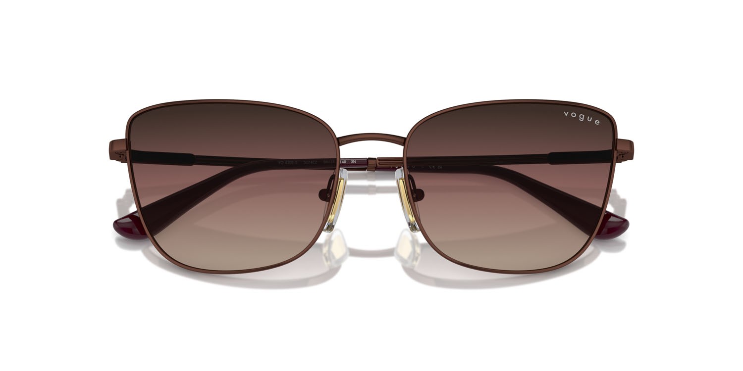 Sunglasses Vogue VO 4308S (5074E2) color rame shape butterfly lenses brown gradient purple black