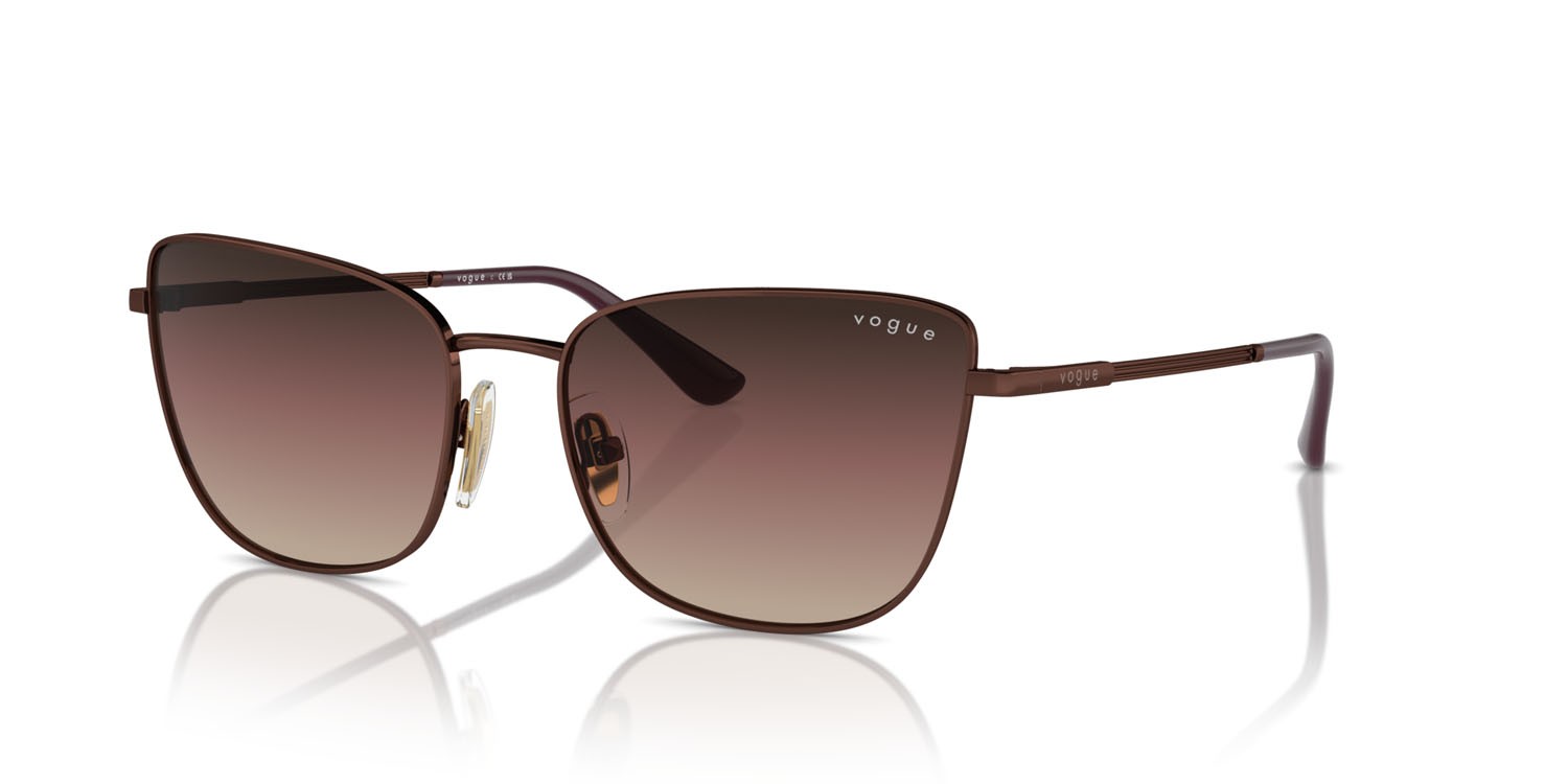 Sunglasses Vogue VO 4308S (5074E2) color rame shape butterfly lenses brown gradient purple black