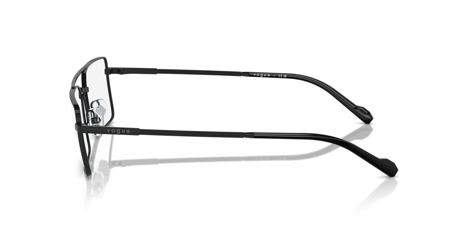 Eyeglasses Vogue VO 4310 (352) color nero shape rectangle lenses lente demo