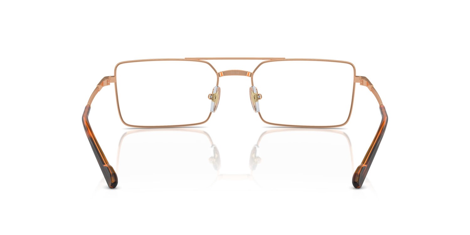 Eyeglasses Vogue VO 4310 (5152) color oro rose shape rectangle lenses lente demo