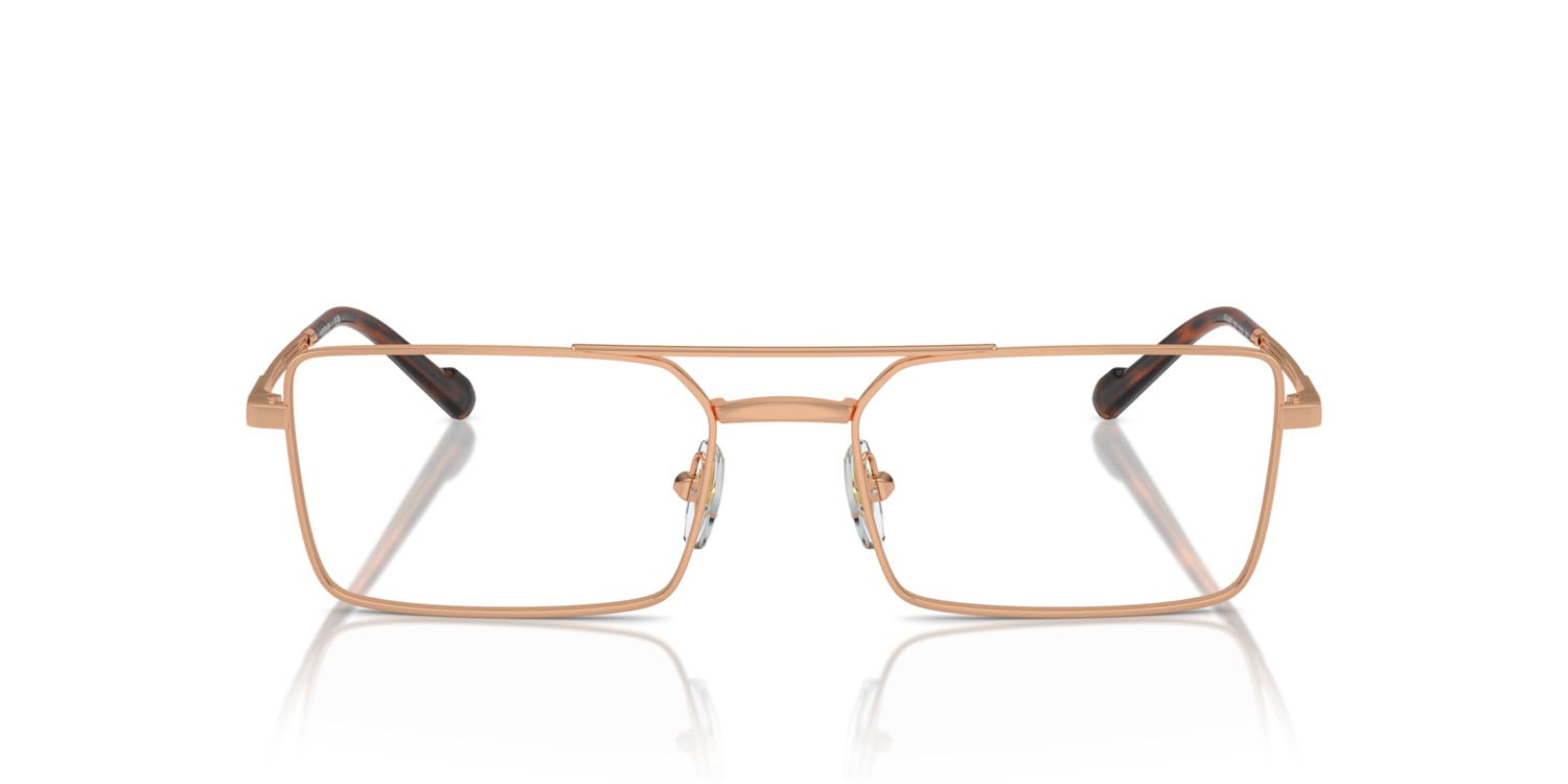 Eyeglasses Vogue VO 4310 (5152) color oro rose shape rectangle lenses lente demo