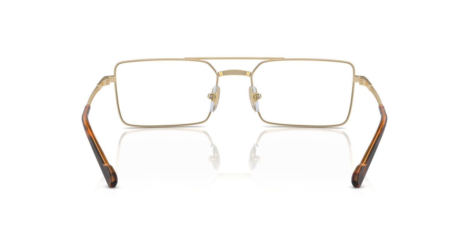 Eyeglasses Vogue VO 4310 (848) color oro pallido shape rectangle lenses lente demo