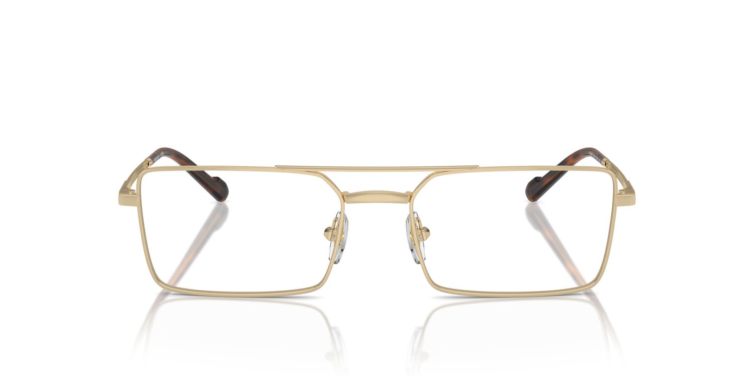Eyeglasses Vogue VO 4310 (848) color oro pallido shape rectangle lenses lente demo