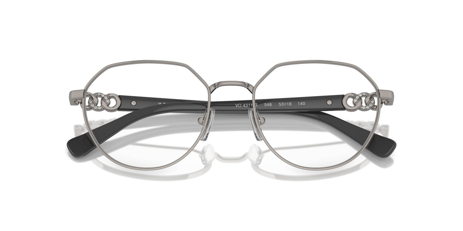 Brillen Vogue VO 4311B (548) farbe gunmetal form unregelmäßig gläser lente demo