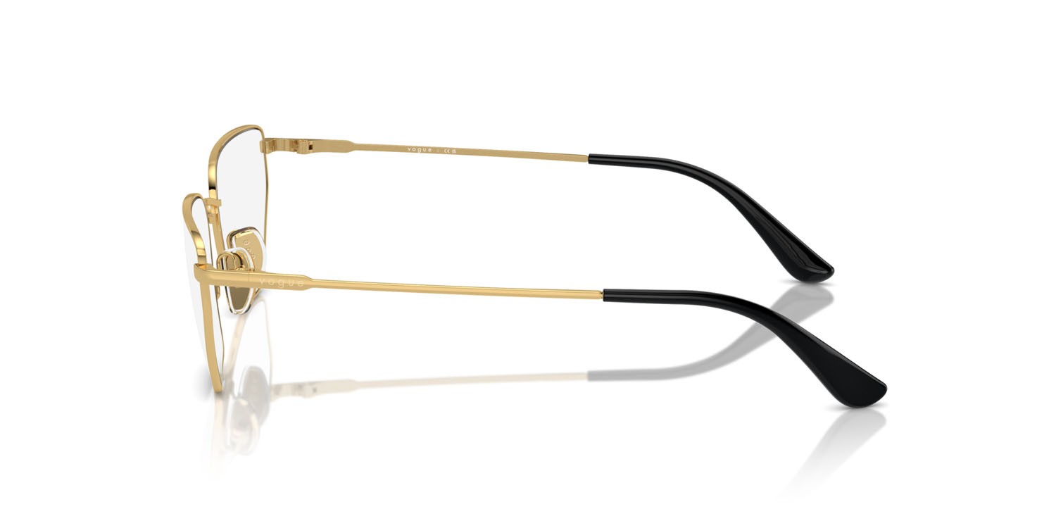 Eyeglasses Vogue VO 4317 (280) color oro shape irregular lenses lente demo