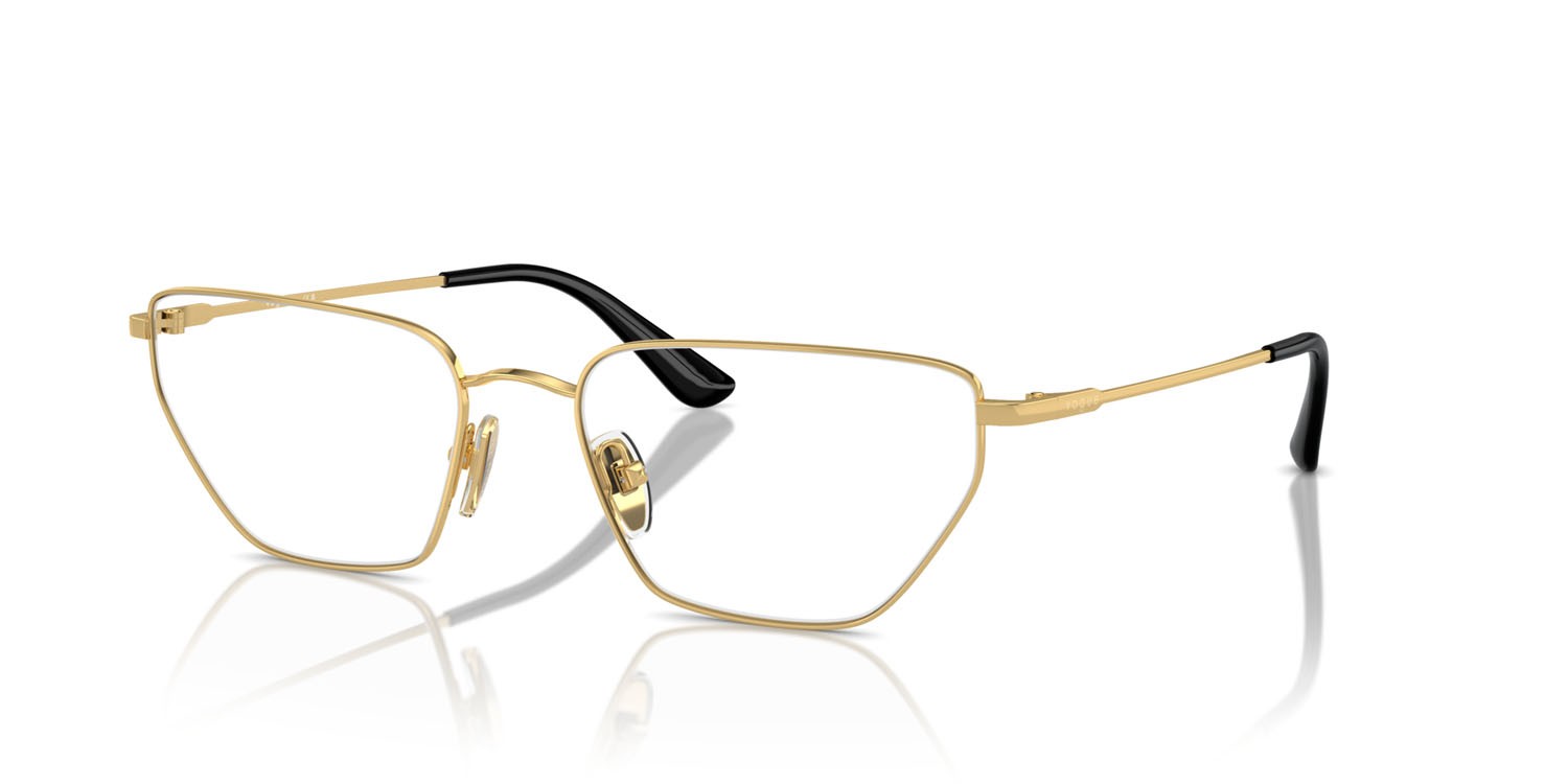Eyeglasses Vogue VO 4317 (280) color oro shape irregular lenses lente demo