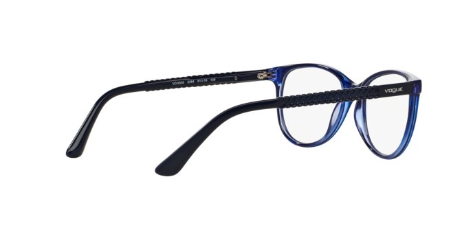 Occhiali da vista Vogue VO 5030 (2384) colore top dark blue/violet transp forma quadrato lenti demo lens