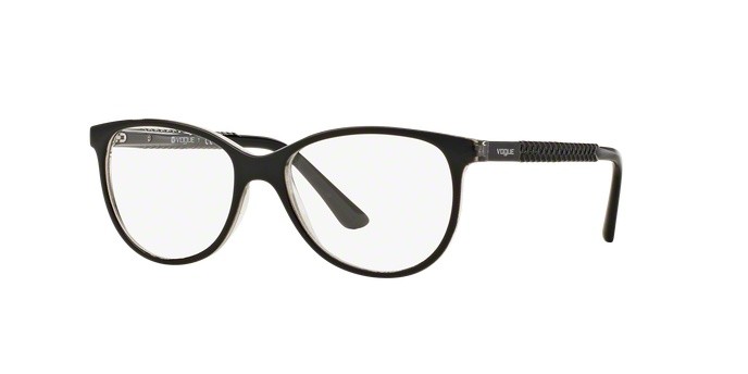 Occhiali da vista Vogue VO 5030 (W827) colore top black/transparent forma quadrato lenti demo lens
