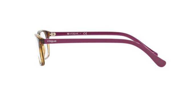 Brillen Vogue VO 5053 (2406) farbe dark havana form quadratisch gläser demo lens